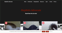 Desktop Screenshot of mephitisadvocate.com